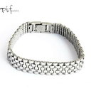 【送料無料】ブレスレット スチールブレスレットイタリアブレスレットメッシュタイプストラップbracciale acciaio con maglia tipo cinturino made in italy bracelet pif wear b030