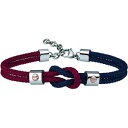 【送料無料】ブレスレット ブレスレットナイロンノードブレスレットネジktロープbracciale breil 9k uomo nylon rosso blu nodo tj2598 bracelet viti oro 9 kt corda