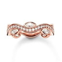【送料無料】ブレスレット トーマスローズリングnuovo thomas sabo glam amp; soul silver rose cz eternity ring tr2011 misura 54 169