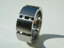 【送料無料】ブレスレット アライアンスbague alliance type ecrou argent 100 pur acier inoxydable 8 mm