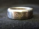 【送料無料】ブレスレット コインサイズアイルランドnuova inserzioneanello moneta irlandese fatto a mano 1978, taglia u us 10 14, irlanda, r1223