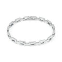 【送料無料】ブレスレット ブレスレットインターロッキングbracciale uomo sagap monterey smr13 acciaio semirigido incastro
