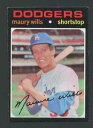 【送料無料】スポーツ メモリアル カード #ドジャース1971 topps 385 maury wills exmtexmt dodgers 27372