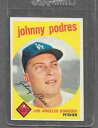 【送料無料】スポーツ メモリアル カード #ジョニー1959 topps baseball 495 johnny podres ex *0495c