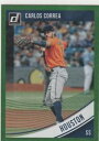 【送料無料】スポーツ メモリアル カード グリーンホロカルロスコレア2018 donruss green holo foil carlos correa