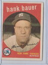 【送料無料】スポーツ メモリアル カード #ハンクバウアー1959 topps 240 hank bauer