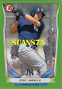 【送料無料】スポーツ メモリアル カード ドラフトグリーン#エリック2014 bowman draft top prospects green tp51 eric jagielo
