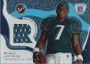 【送料無料】スポーツ メモリアル カード プリミアジャージー2003 topps pristine rookie premiere jerseys rprbl byron leftwich jersey