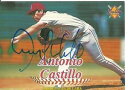 【送料無料】スポーツ メモリアル カード cardenales de lara lvbp9tony castilloサインラインupカードtony castillo autograph line up card signed in person cardenales de lara l