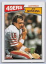 【送料無料】スポーツ メモリアル カード 1987joe montana トップスフットボール112 サンフランシスコ49ers1987 joe montana topps football card 112 san francisco 49ers