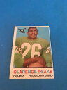 【送料無料】スポーツ メモリアル カード サッカー#1959 topps football 4 clarence peaks unrubbed