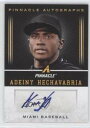 【送料無料】スポーツ メモリアル カード パニーニサインマイアミマーリンズカード2013 panini pinnacle autographs ah adeiny hechavarria miami marlins auto card