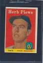 【送料無料】スポーツ メモリアル カード #ハーブ1958 topps 109 herb plews senators ex 58t109827151