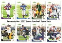 【送料無料】スポーツ メモリアル カード 2007スコアフットボールセット**チーム**