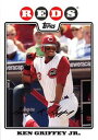 【送料無料】スポーツ メモリアル カード ケングリフィーjrレッズ2008トップスken griffey jr reds 2008 topps