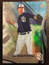 【送料無料】スポーツ メモリアル カード プラチナトップパドレスcal quantrill 2017 bowman platinum top prospects insert padres nice