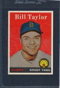 【送料無料】スポーツ メモリアル カード #ビルテイラータイガースマウント1958 topps 389 bill taylor tigers exmt 58t389826155