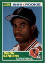 【送料無料】スポーツ メモリアル カード スコア#カード1989 score 246 deion sanders rc rookie card nmmt