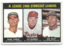 【送料無料】スポーツ メモリアル カード 1967トップス1966 nlリーダートレーディングカード238コーファックスバニング1967 topps 1966 nl strikeout leaders baseball trading card 238 koufaxbunning