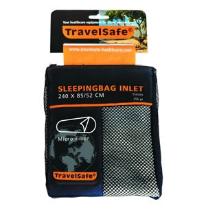 【送料無料】キャンプ用品　travelsafeライナーミイラマイクロファイバーts0305travelsafe sleeping bag inlet liner mummy microfibre ts0305 lightweight thinの画像