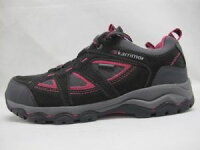 【送料無料】キャンプ用品　マウントウォーキングハイキンググレーピンクレディースwomens karrimor mount low walking hiking grey pink weathertite ladies shoesの画像