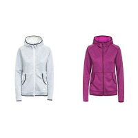 【送料無料】キャンプ用品　トレスパスレディースフルジップフリースtrespass womensladies youri full zip fleece tp4035の画像