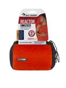 【送料無料】キャンプ用品　thermoliteリアクターライナーsea to summit thermolite reactor extreme sleeping bag linerの画像