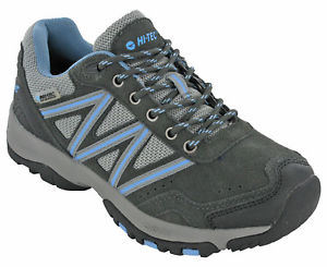 【送料無料】キャンプ用品　テックハイキングトレーナースエードレディースクーガーhitec summer hiking shoes waterproof trainers suede womens cougar low uk 48の画像