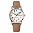 【送料無料】wenger 011541103 mens attitude brown leather strap date watch