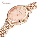 【送料無料】kimio fashion simple wrist watch women bracelet watch strap skeleton pointer 3d1
