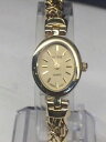 【送料無料】14k gold vintage ladies womens quartz wrist watch byzantine