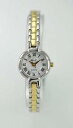 【送料無料】katie lee womens silver tone case stainless steel water resistant quartz watch