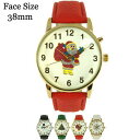 【送料無料】musical christmas leather watch 38mm
