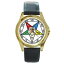 【送料無料】order of the eastern star masonic goldtone watch