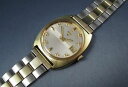 【送料無料】vintage elgin gold plated hand wind mens date watch 17j swiss 988 1970