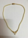 【送料無料】ネックレス クランプヴィンテージモネパールvintage collier sign monet perle et brillants bijoux couture 50s 60s