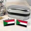 【送料無料】メンズアクセサリ— スーダンフラグmensカフスリンクスーダンsudan flag mens gift cufflinks sudanese