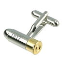 【送料無料】メンズアクセサリ- メッセージボックスカフリンクス007 bullet engraved cufflinks in message box
