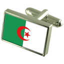 【送料無料】メンズアクセサリ- アルジェリアスターリングフラグカフスリンクalgeria sterling silver flag cufflinks