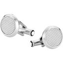 【送料無料】メンズアクセサリ- カフリンクスラウンドスチールcuff links, round, steel, geometric