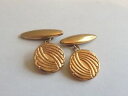 【送料無料】メンズアクセサリ— ビンテージカフリンクvintage rolled gold cuff links circa 1950s