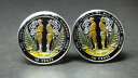 【送料無料】メンズアクセサリ- ニュージーランドコインカフスボタンセントアンザック2015 zealand coin cufflinks 50 cents the sprit of anzac