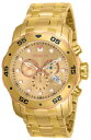 【送料無料】腕時計 ウォッチ プロダイバークォーツフィールドアラームinvicta hombres pro diver cuarzo 3 mano dorado esfera reloj 80071