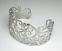 【送料無料】ブレスレット アクセサリ- ステンレススチールカフブレスレットstainless steel openwork cuff bracelet blank
