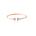 【送料無料】ブレスレット アクセサリ— ブレスレットゴールドピンクメタルファインクラスファッションbracelet gold pink rigid fine t shape pav simple class fashion wedding ct8