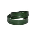 ショッピングusb 【送料無料】ブレスレット　アクセサリ—　ダブルラップブレスレットカフスグリーンブレスレットdouble wrap bracelet handmade leather wrist cuff, green leather bracelet