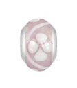 【送料無料】ブレスレット アクセサリ- プチムラノビーズピンクミントpetite by pastiche flower murano bead pink amp; white silver xm219 mint