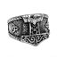 【送料無料】ブレスレット アクセサリ? ステンレスケルトノットスチールリングハンマーstainless steel ring hammer of thor celtic tribal knot thor odin mjolnir re76