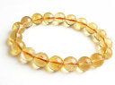 【送料無料】ブレスレット アクセサリ— シトリンブレスレットラウンドビーズフレッシュ9mm natural yellow citrine quartz crystal bracelet round beads fresh whole