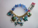 【送料無料】ブレスレット アクセサリ— ジョンソンカニブレスレットドルauthentic betsey johnson under the sea crab halfstretch bracelet nwt 5500